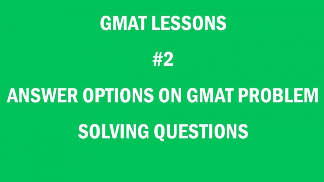 gmat problem solving questions