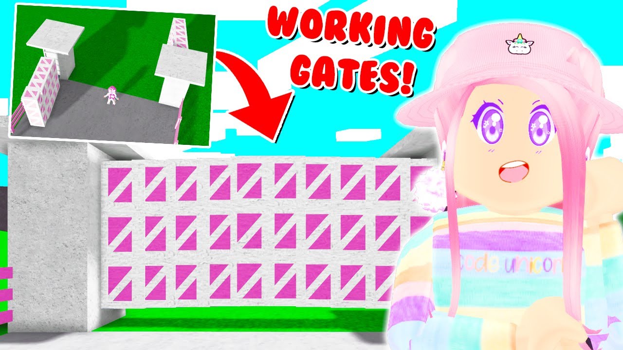 New Working Gates In Bloxburg Building Hacks And Tips Roblox